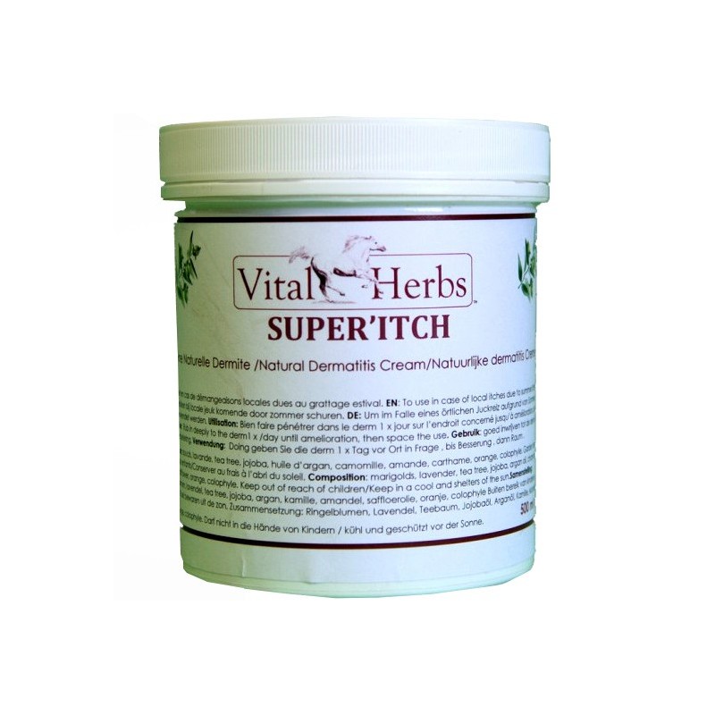 Crème dermite 500 ml Super Itch Vital Herbs