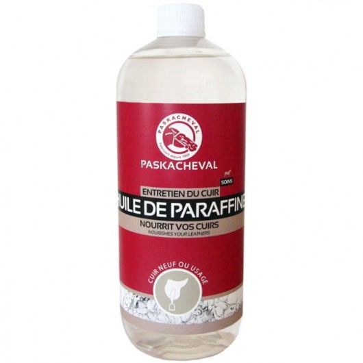 Huile de paraffine soin du cuir 1 L Paskacheval Huile de paraffine soin du cuir 1 L Paskacheval