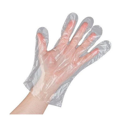 Gants jetables plastique x 20 Gants jetables plastique x 20