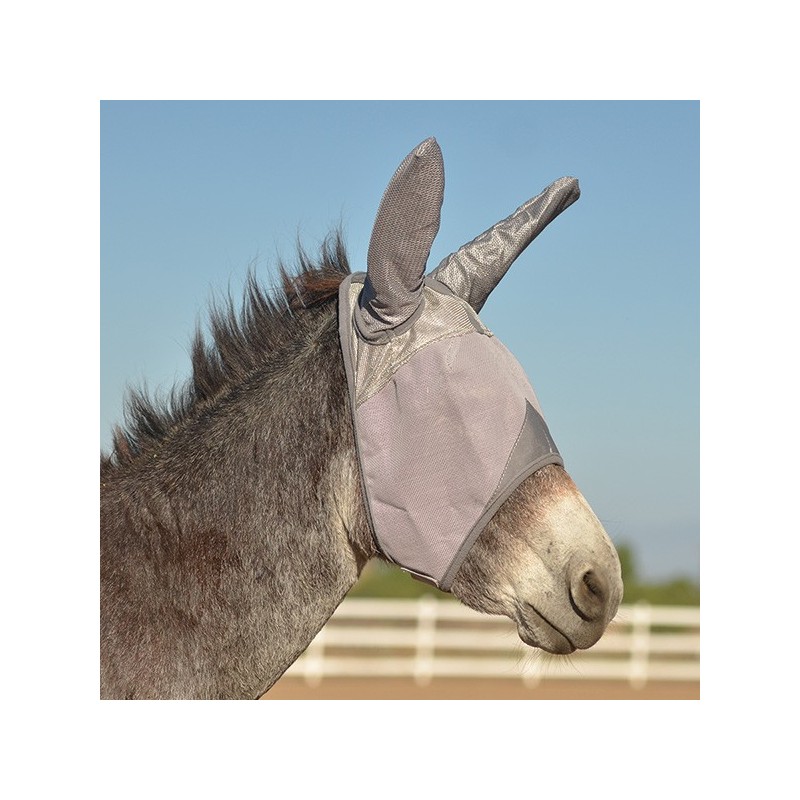 Masque anti-mouches âne avec oreilles Crusader Fly Mask Cashel