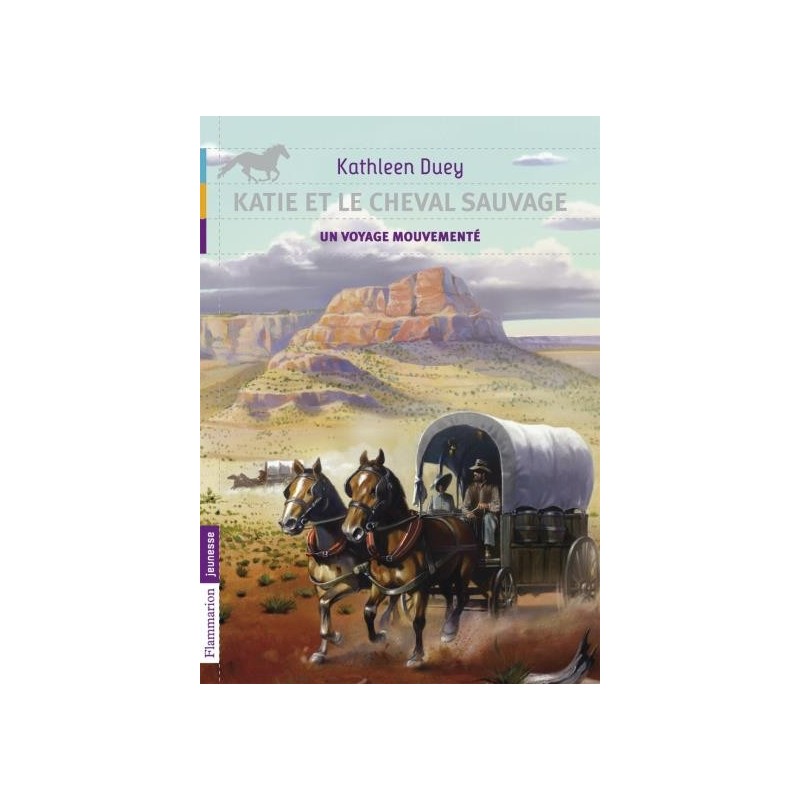 Katie et le cheval sauvage Tome 2 Un voyage mouvementé Kathleen Duey Éditions Flammarion Jeunesse