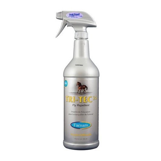  Spray répulsif insecticide 946 ml Tri-Tec 14 Farnam