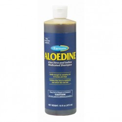 Shampoing désinfectant cheval 473 ml Aloedine Farnam