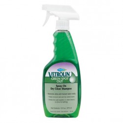 Shampoing sec détachant cheval 473 ml Vetrolin Green Farnam