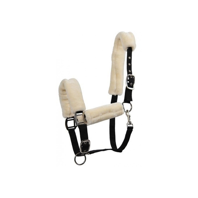Licol nylon doublé mouton Fluffy Waldhausen