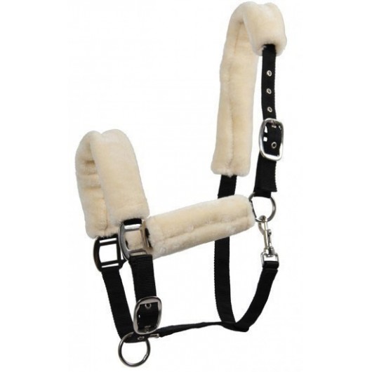 Licol nylon doublé mouton Fluffy - Waldhausen Licol nylon doublé mouton Fluffy Waldhausen