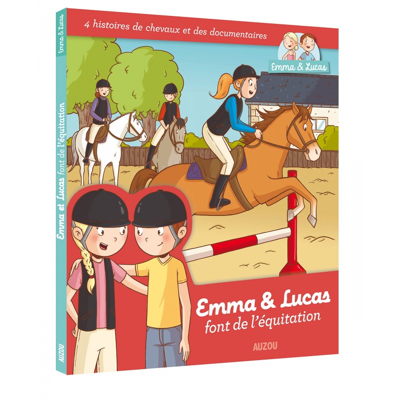 Emma et lucas font de l'équitation Clémence Masteau Éditions Auzou