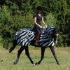 Couvre-reins anti-mouches cheval Buzz-off Zebra Bucas