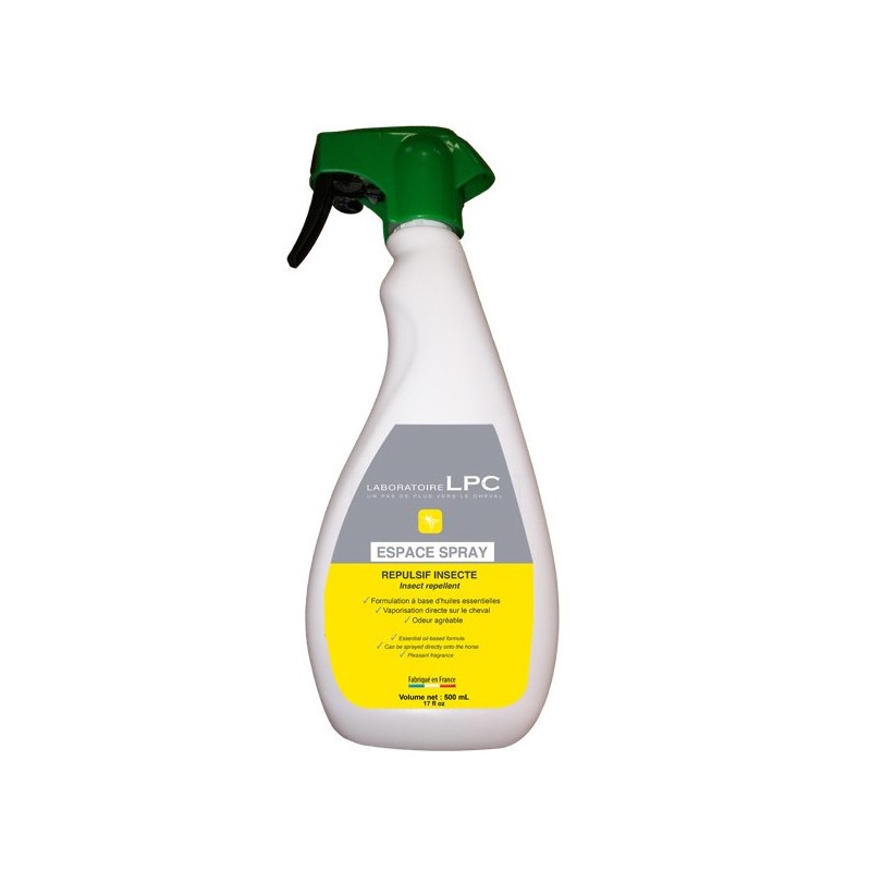 Répulsif anti-mouches 500 ml Espace spray Laboratoire LPC