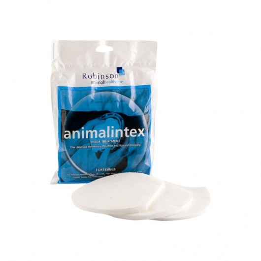 Compresses désinfectantes pied x 3 Animalintex Hoof Treatment Compresses désinfectantes pied x 3 Animalintex Hoof Treatment