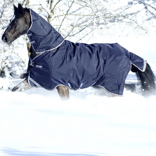 Couverture extérieur cheval 300g avec cou Rambo Duo - Horseware - HORSEWARE  - Couvertures imperméables cheval - Equestra