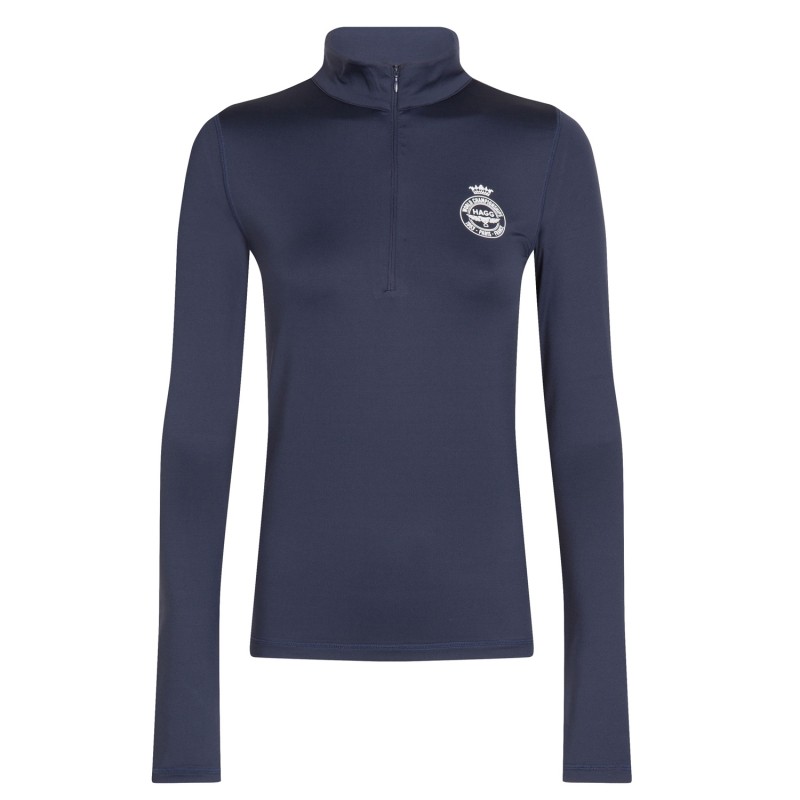 Sous-pull technique col zip Femme Tic Tac Hagg