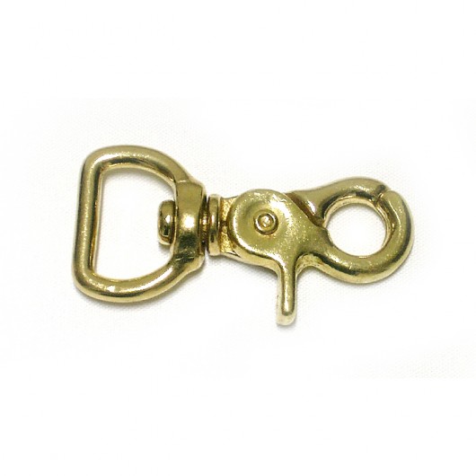 Mousqueton rênes laiton passe 2 cm Mousqueton rênes laiton passe 2 cm