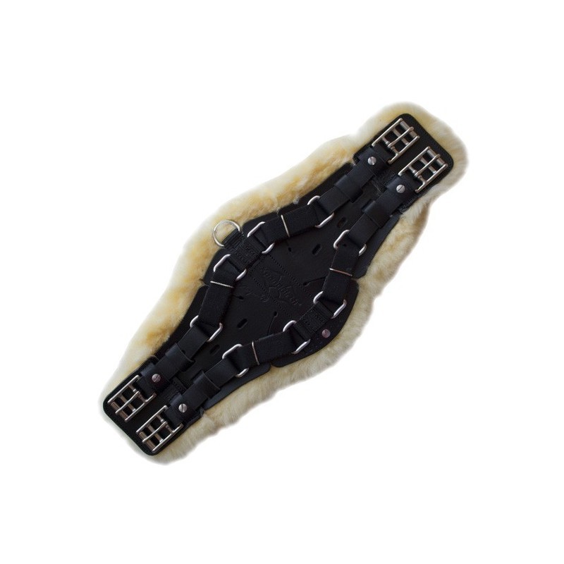 Sangle de dressage anatomique Kerbl - noir - 55cm - Sport Sangle de dressage anatomique Kerbl - noir - 55cm - Sport