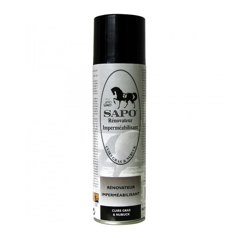 Spray rénovateur et imperméabilisant cuir gras et nubuck 250 ml Sapo