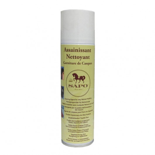 Assainissant nettoyant casques équitation 250 ml Sapo