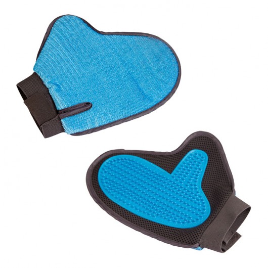 Gant de toilettage double face chien Equestra Gant de toilettage double face chien Equestra