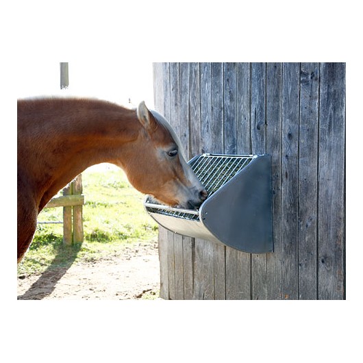 Râtelier à foin mural contrôle alimentation Equestra