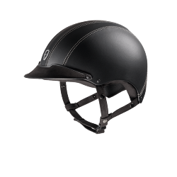 Casque équitation cuir lisse Epona Egide