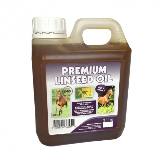 Huile de lin chevaux peau et digestion 1 L - Trm - Trm - Digestion et  transit cheval - Equestra