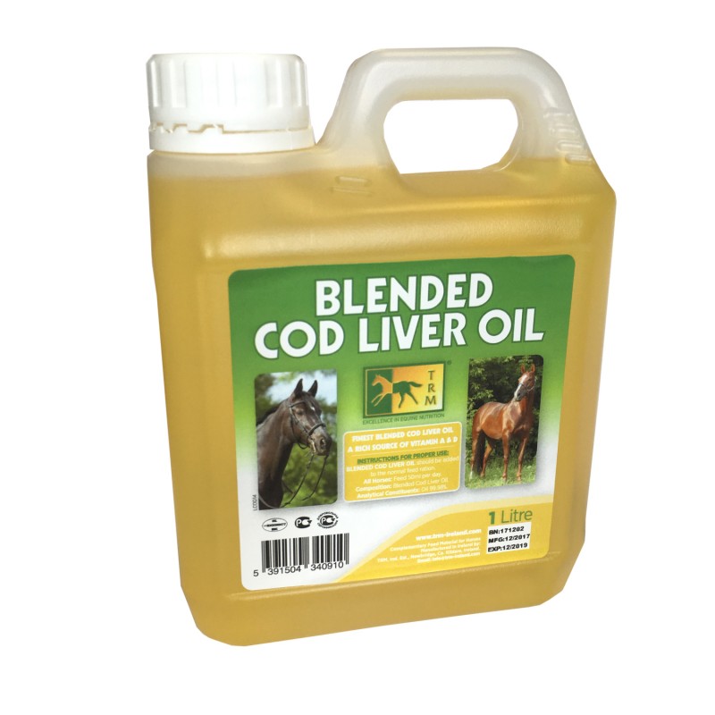 Huile de foie de morue chevaux 1 L Trm TRM Écurie Equestra Huile de foie de morue chevaux 1 L Trm TRM Écurie Equestra