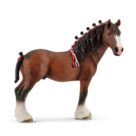 Figurine Hongre Clydesdale