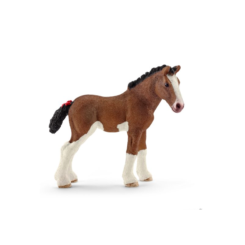 Figurine Poulain Clydesdale