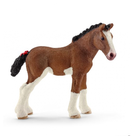 Figurine Poulain Clydesdale