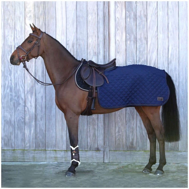 Couvre-reins carré dressage cheval 160 g Kentucky