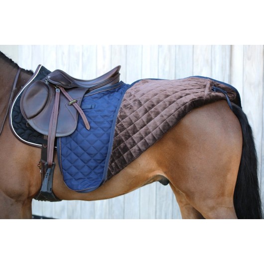 Couvre-reins carré dressage cheval 160 g Kentucky