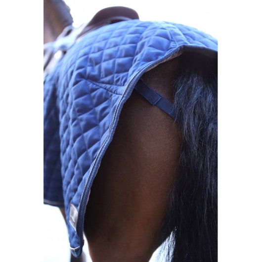 Couvre-reins carré dressage cheval 160 g Kentucky