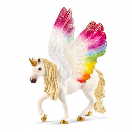 Figurine Licorne ailée Arc-en-ciel Figurine Licorne ailée Arc-en-ciel