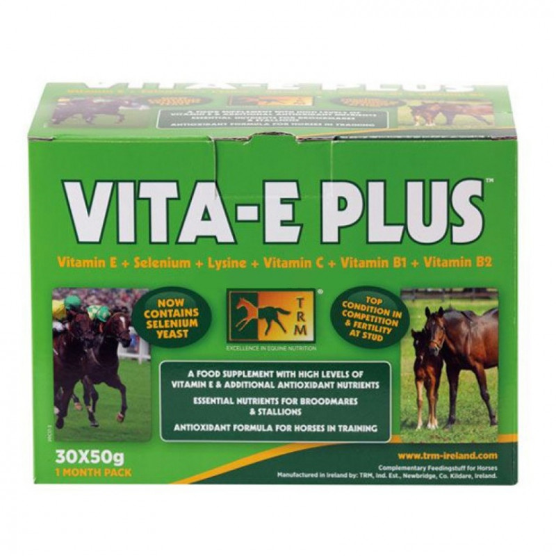 Antioxydant chevaux Vita-E-Plus 50 g x 30 TRM