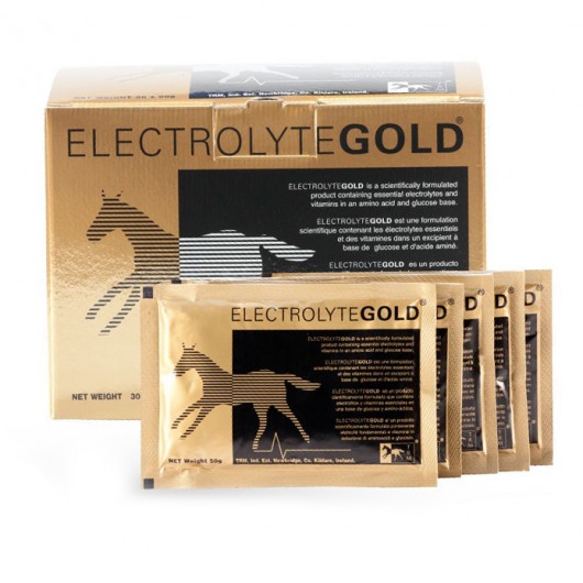 Électrolytes chevaux poudre 30 x 50 g Gold TRM