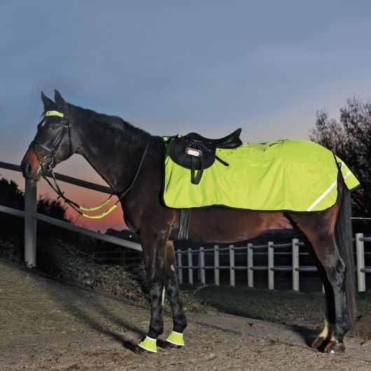 Couvre-reins réfléchissant imperméable cheval Reflex Waldhausen