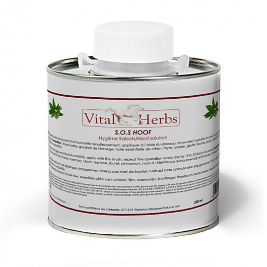 Soins fourchettes 250 ml SOS Hoof Vital Herbs Soins fourchettes 250 ml SOS Hoof Vital Herbs