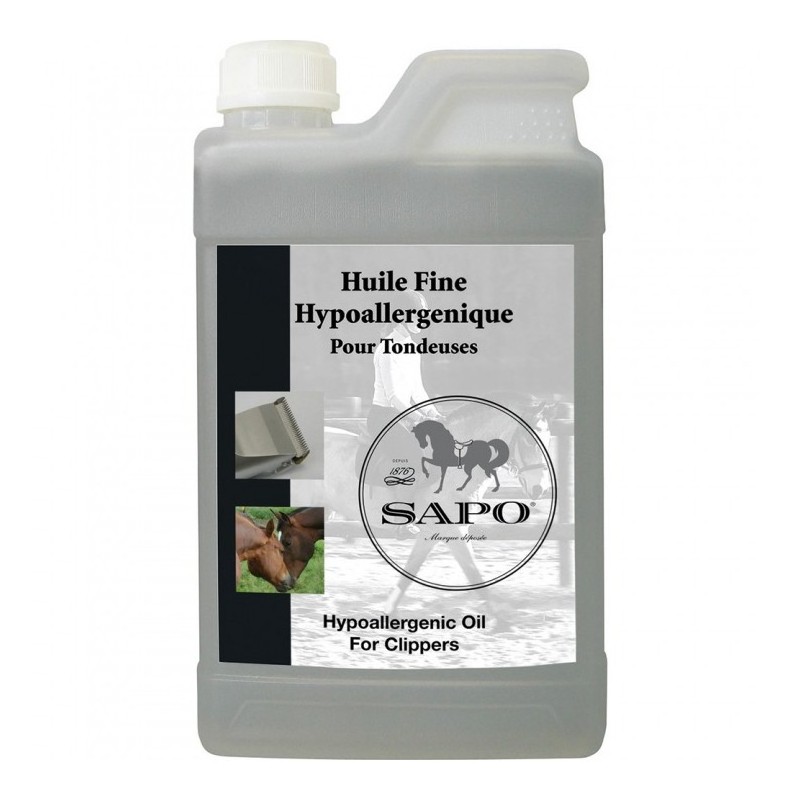 Huile fine hypoallergéntique pour tondeuses 1 L Sapo