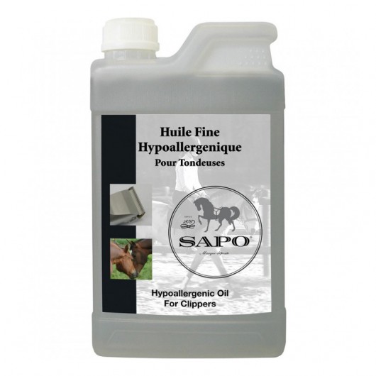 Huile fine hypoallergéntique pour tondeuses 1 L Sapo Huile fine hypoallergéntique pour tondeuses 1 L Sapo