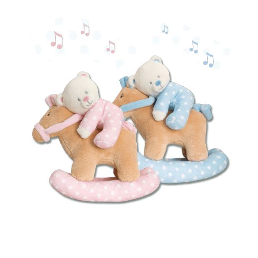 Peluche musicale berceuse ourson poney Waldhausen