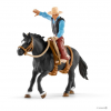 Figurine Cheval, Cavalier et Selle Western