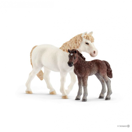 Figurine Ponette et Poulain