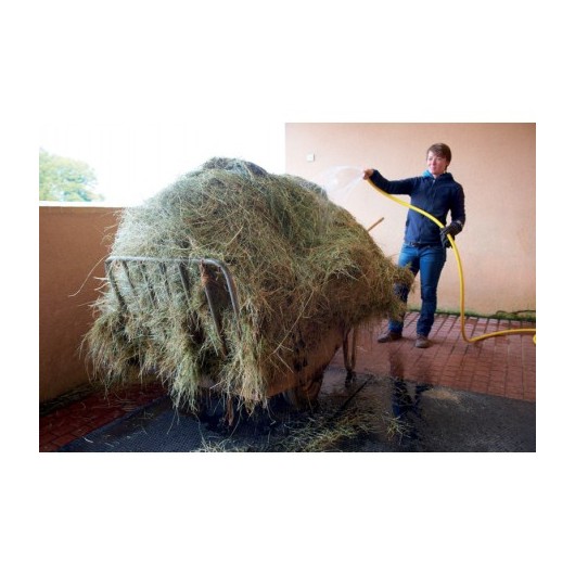 Brouette fourragère deux roues avec côtés rabattables La Gée