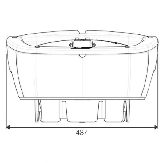 Abreuvoir chevaux à niveau constant non chauffant Polyspring II La Gée