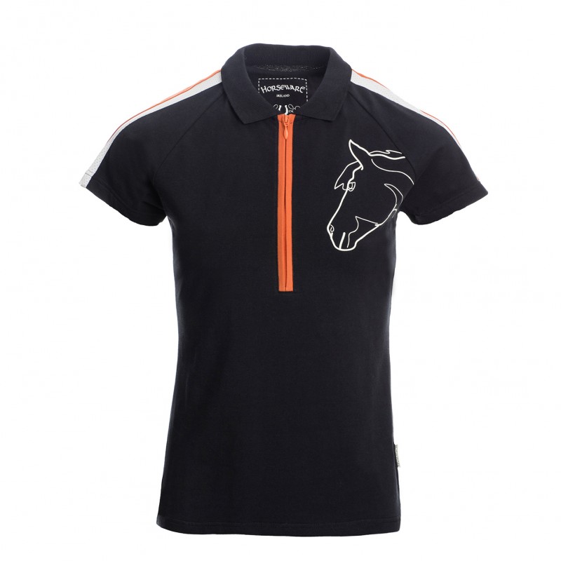 Polo coton zip Femme Flamboro Horseware