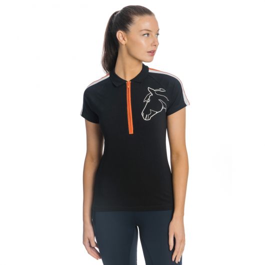 Polo coton zip Femme Flamboro Horseware