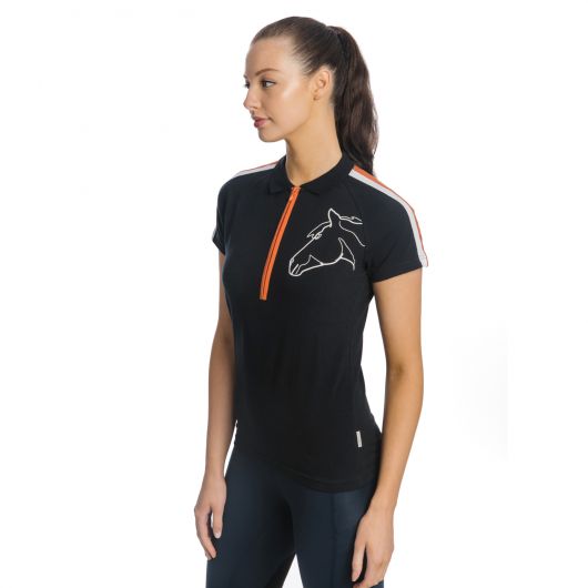Polo coton zip Femme Flamboro Horseware