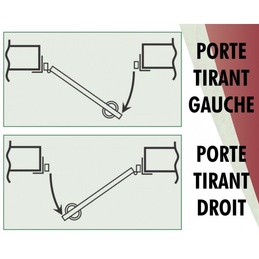 Battant haut barreaudé de porte de box La Gée