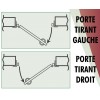 Battant haut barreaudé de porte de box La Gée