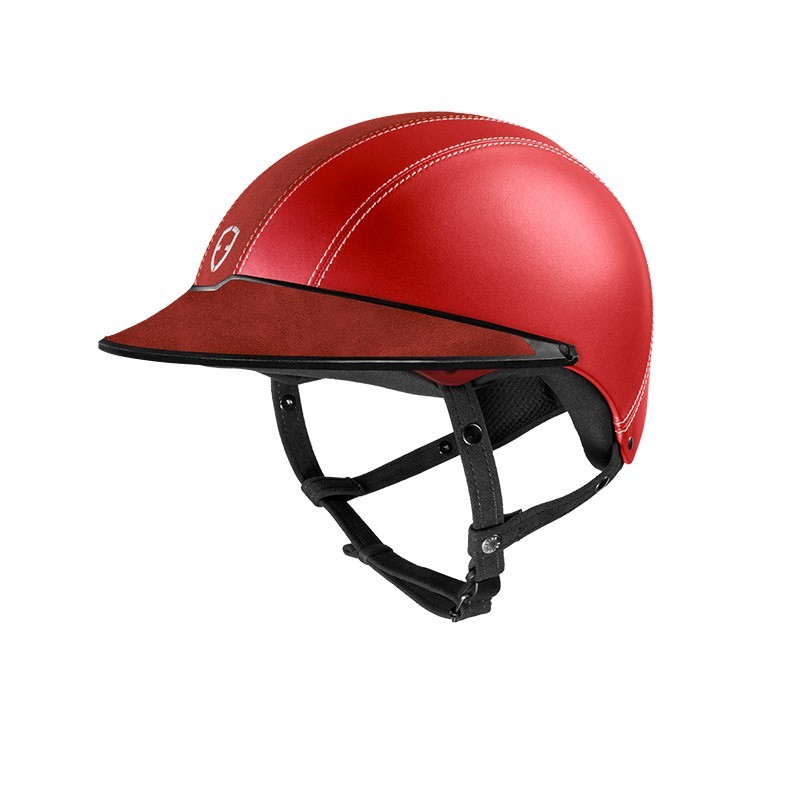 Casque équitation alcantara Epona avec grande visière