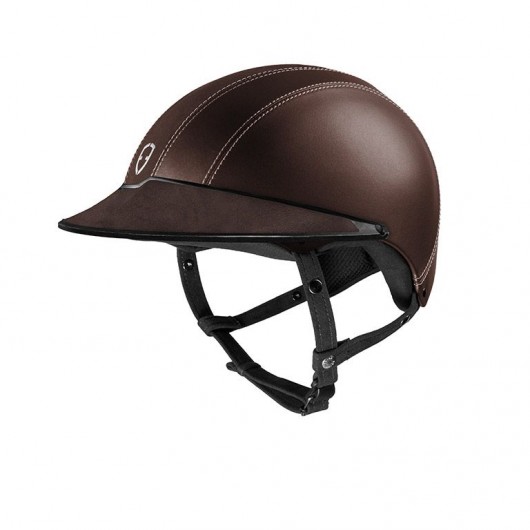 Casque équitation alcantara Epona avec grande visière